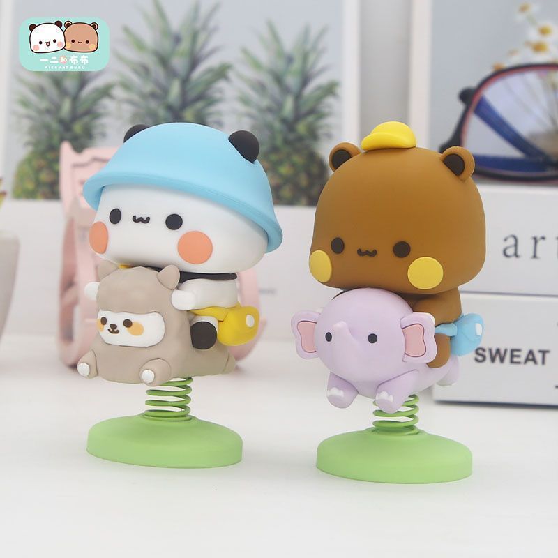 Car Accessories Essentials - Yier Bubu Spring Swing Figurine Cute