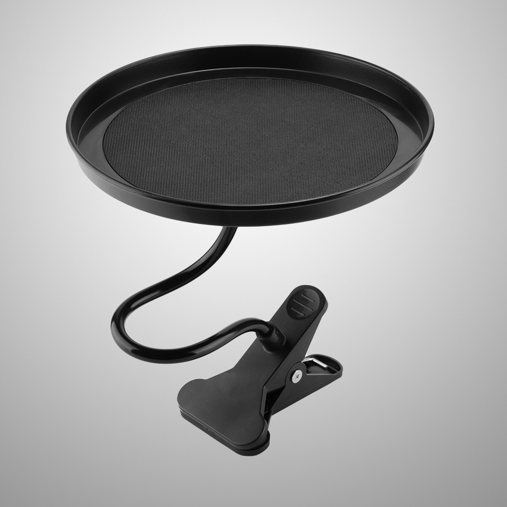 Car Seat Organizer - Multi-Functional Car Tray Table Black Flexible