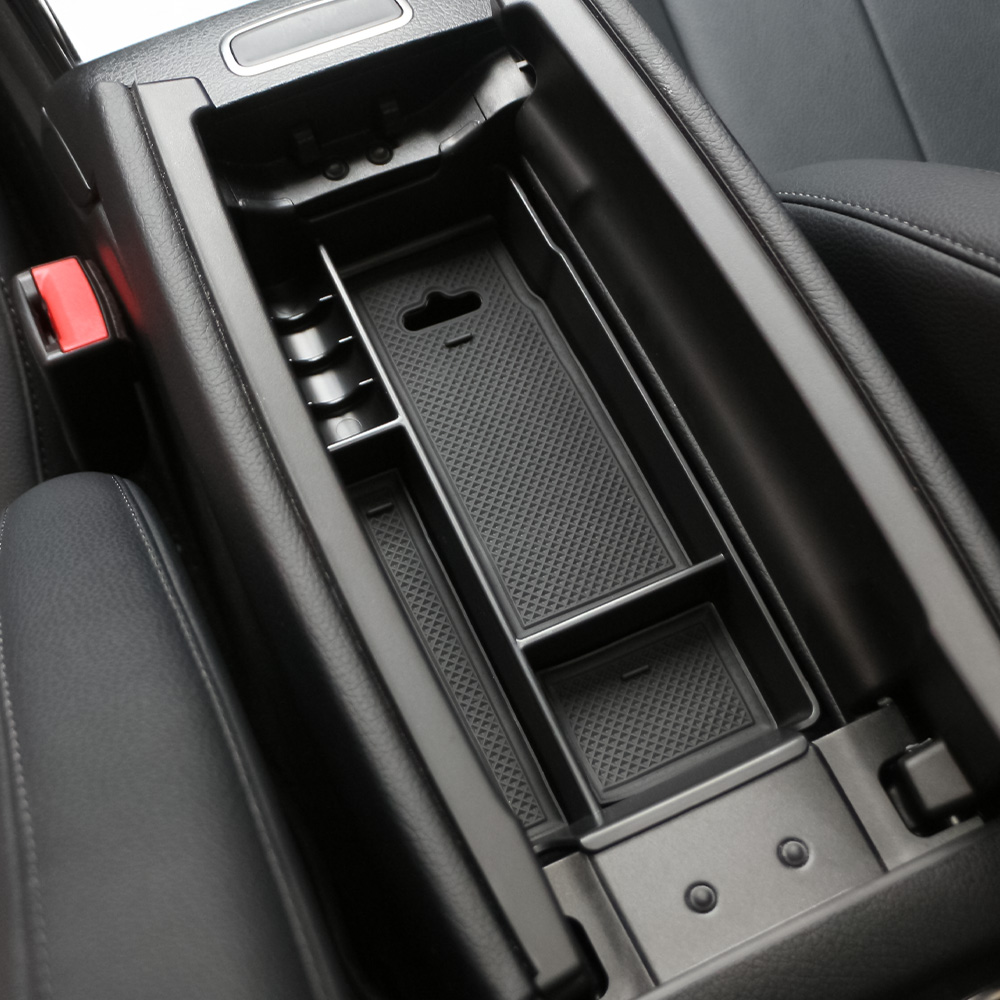 Car Accessories Essentials - Car Armrest Storage Box Tray for
