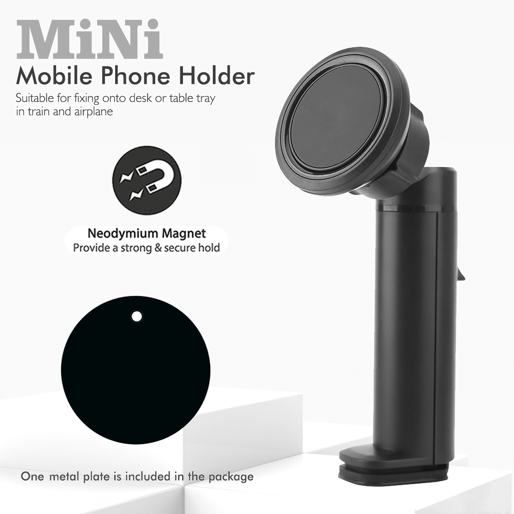 Car Accessories Phone Holder - Mini Magnetic Desktop Mobile Phone Holder