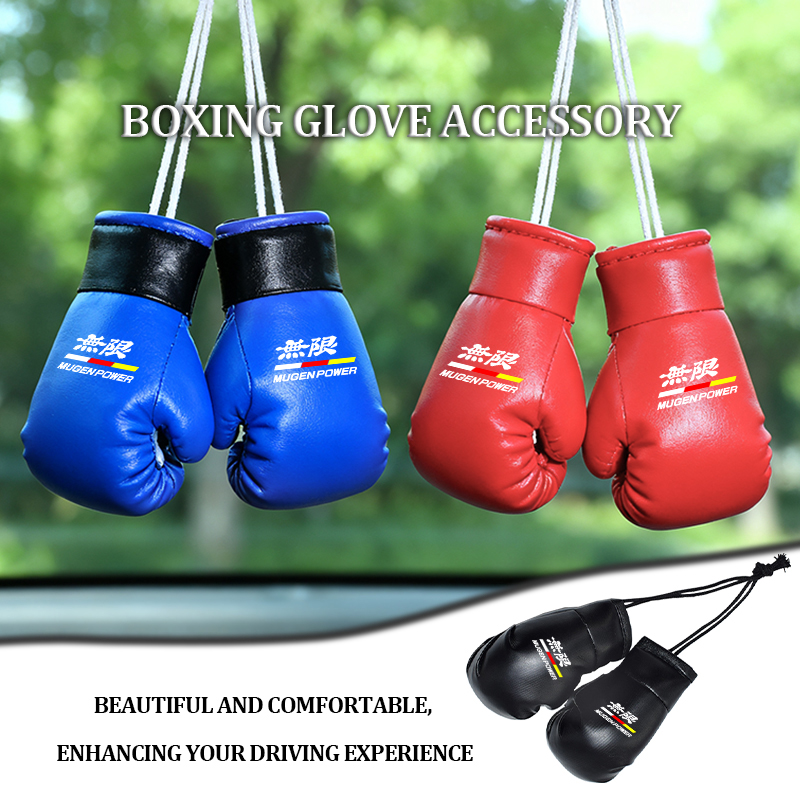 For Honda Car Boxing Gloves Re - огляд і ціна Car Accessories Mirror Hanging