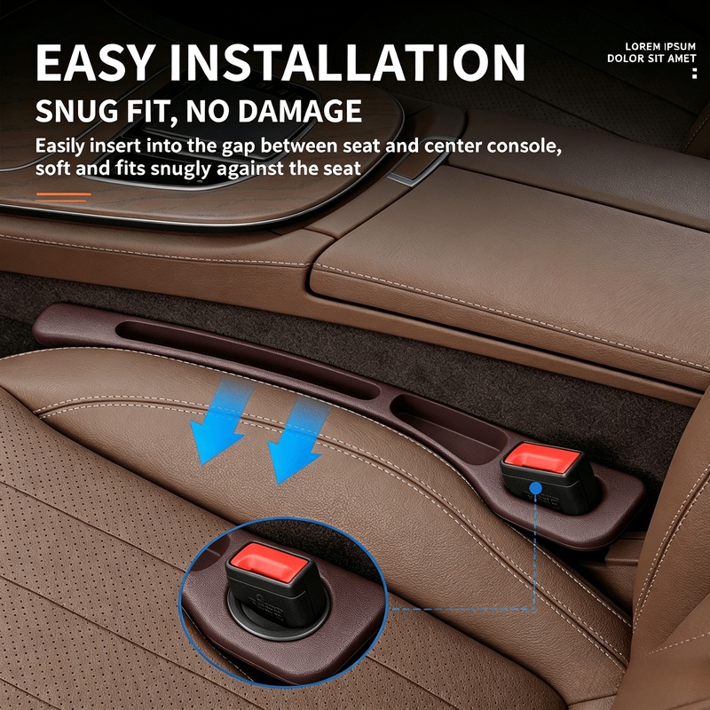 Car Seat Gap Filler Leak Proof - огляд і ціна Car Accessories Phone Holder