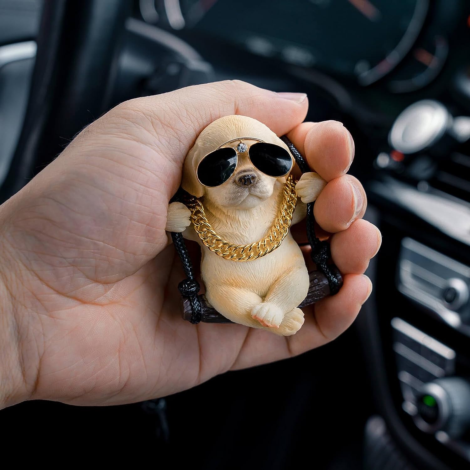 Labrador Retriever Car Mirror  - огляд і ціна Car Accessories Mirror Hanging