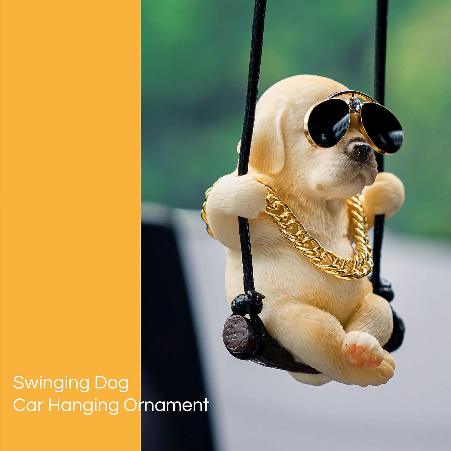 Labrador Retriever Car Mirror  - огляд і ціна Car Accessories Mirror Hanging
