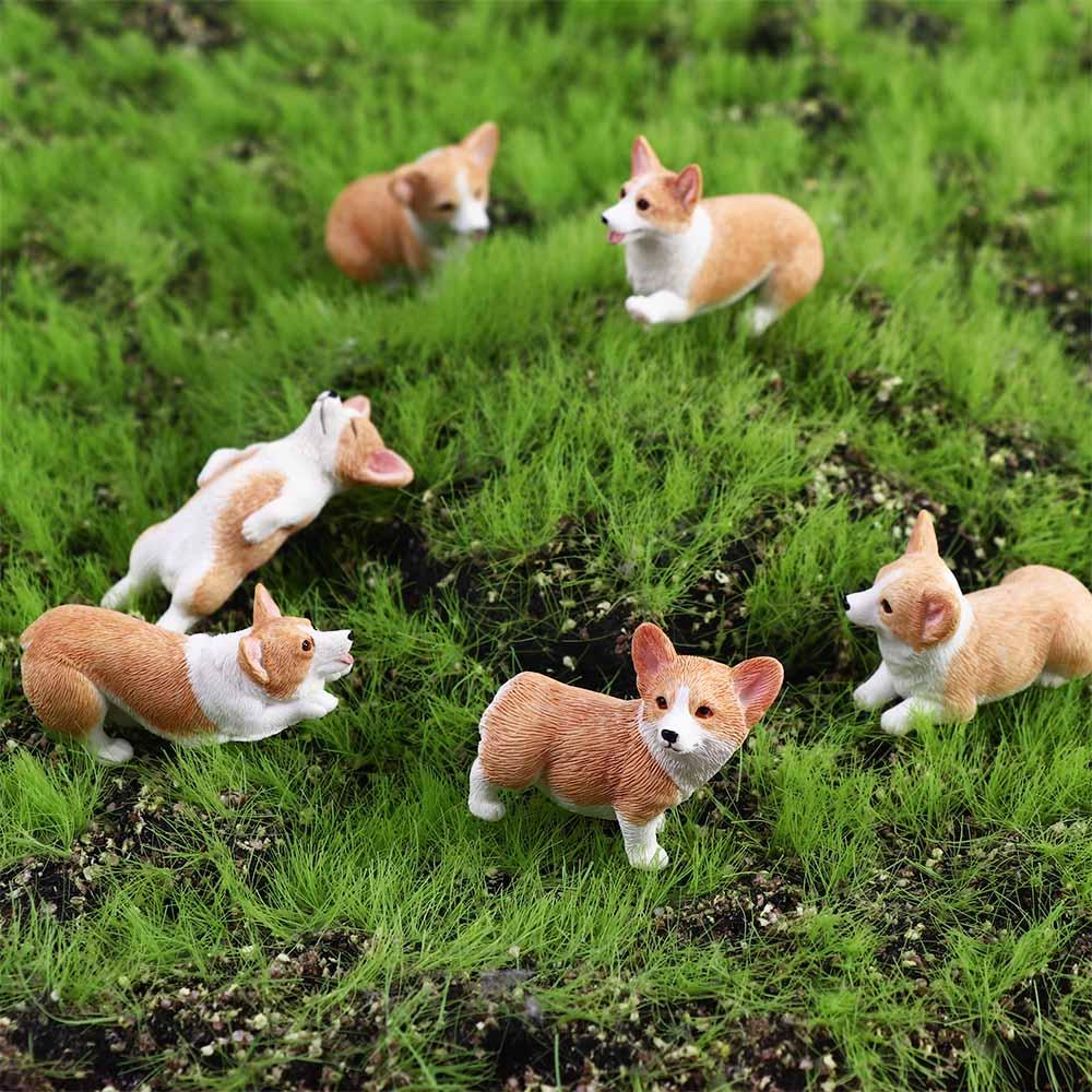 Cute Simulation Dog Miniature  - огляд і ціна Car Accessories Oman