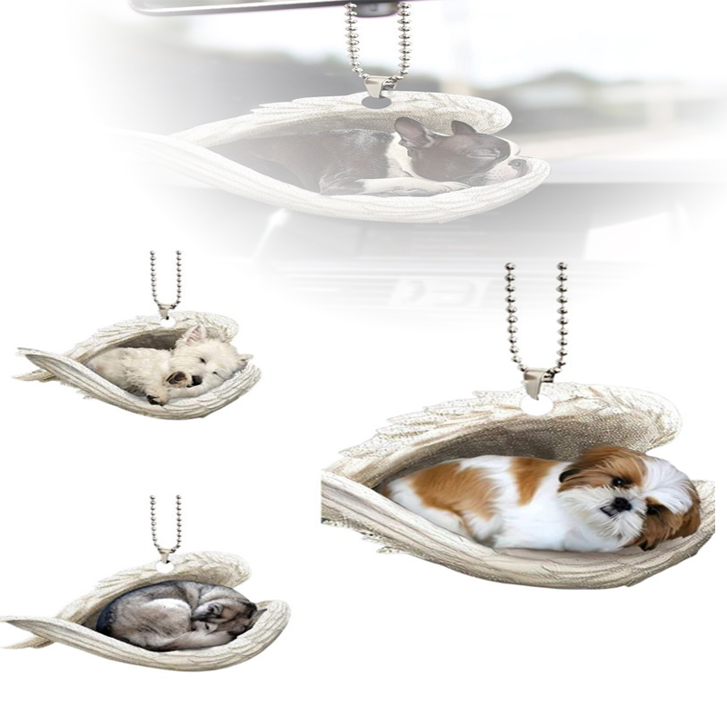 1*Creative Sleeping Angel Wing - огляд і ціна Car Accessories Mirror Hanging