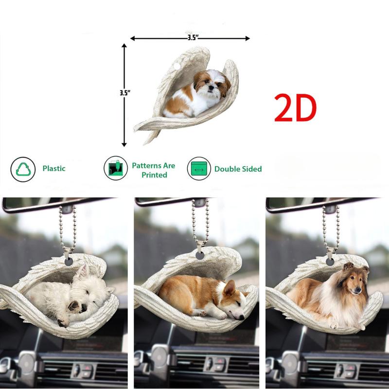 1*Creative Sleeping Angel Wing - огляд і ціна Car Accessories Mirror Hanging
