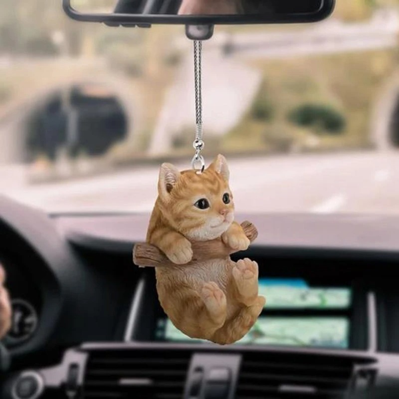 Car Pendant Mini Cat Dog Hangi - огляд і ціна Car Accessories Mirror Hanging
