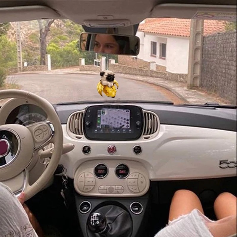 Car Pendant Mini Cat Dog Hangi - огляд і ціна Car Accessories Mirror Hanging