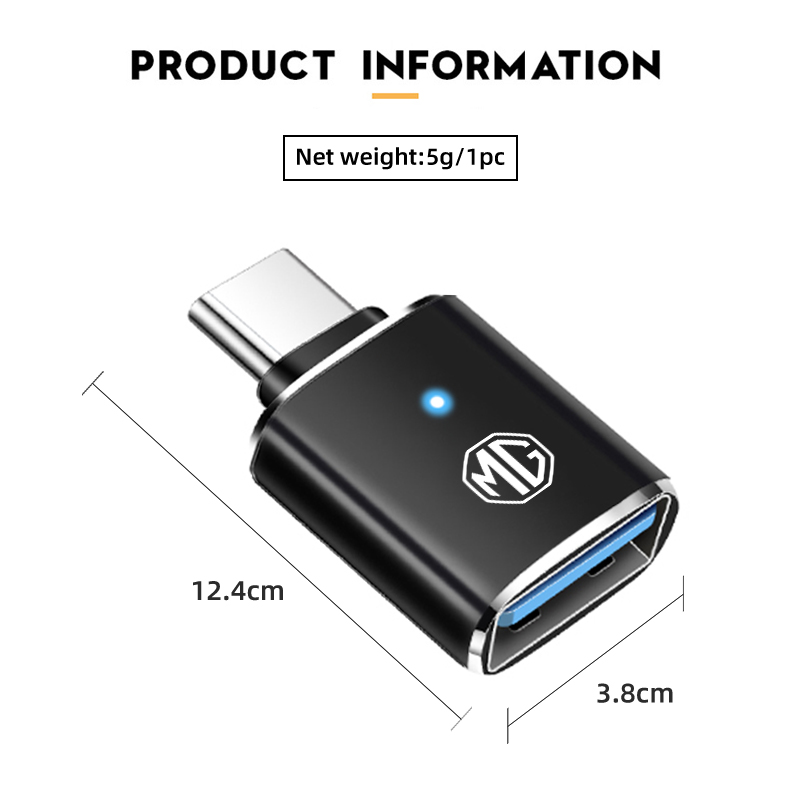 Car LED Type C To USB 3.0 Adap - огляд і ціна Car Accessories Essentials