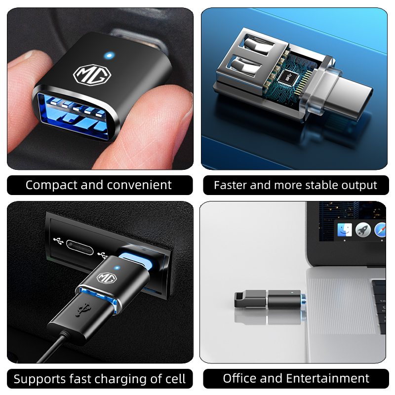 Car LED Type C To USB 3.0 Adap - огляд і ціна Car Accessories Essentials