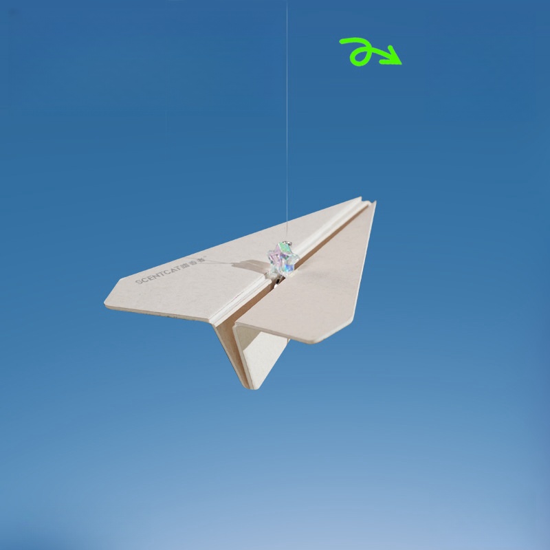 Paper Plane Scent Diffuser Aro - огляд і ціна Car Accessories Mirror Hanging