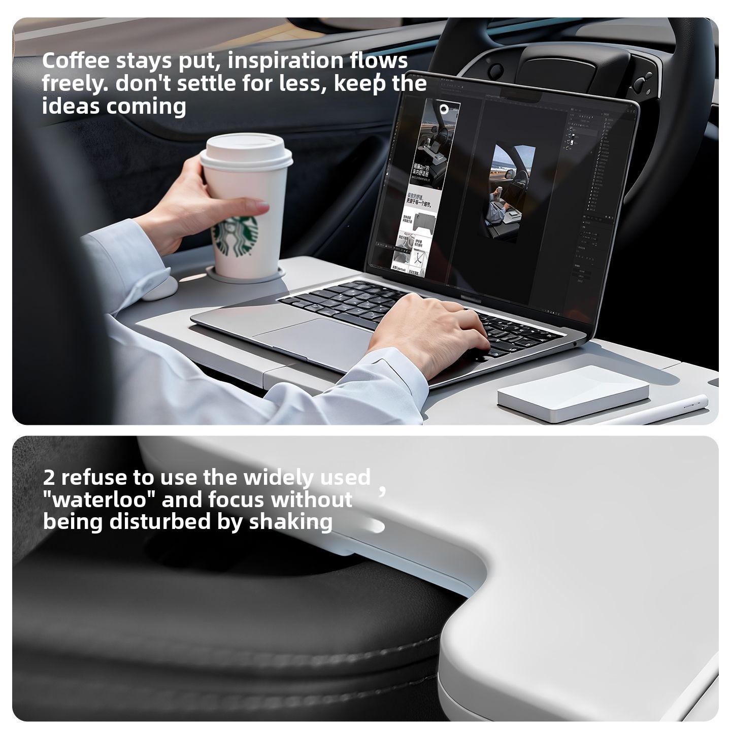 Foldable Car Desk For Tesla Mo - огляд і ціна Car Accessories Essentials