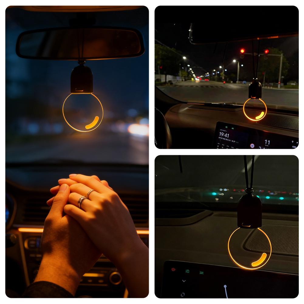 Creative Car Bulb Hanging Orna - огляд і ціна Car Accessories Mirror Hanging