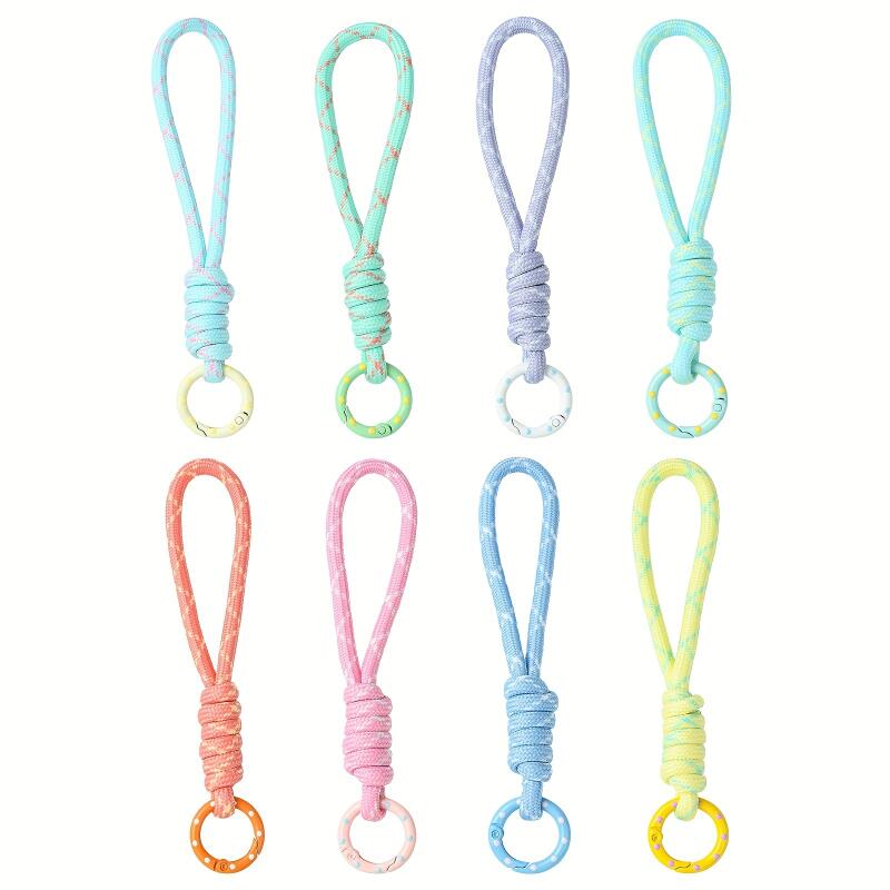 2~5pcs Colorful Braided Keycha - огляд і ціна Car Accessories Phone Holder