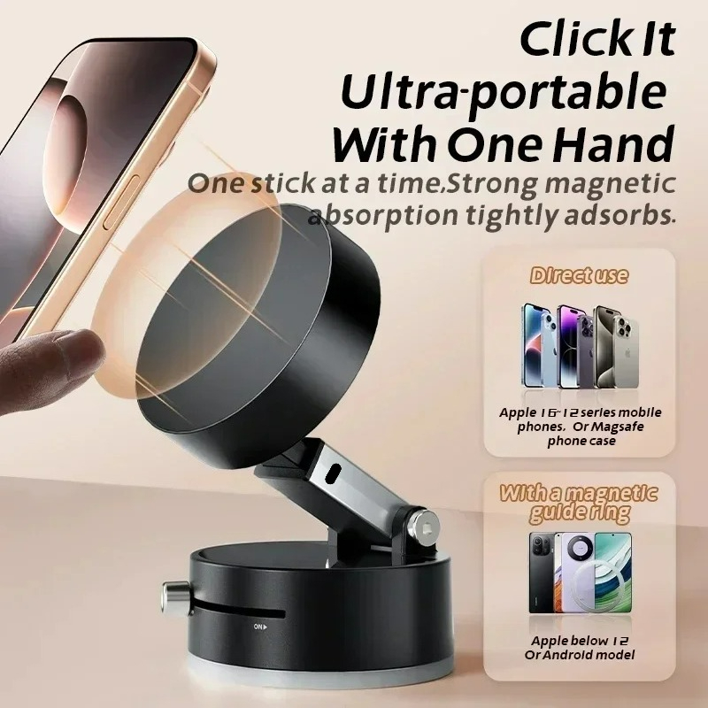 High Performance Magnetic Vacu - огляд і ціна Car Accessories Phone Holder