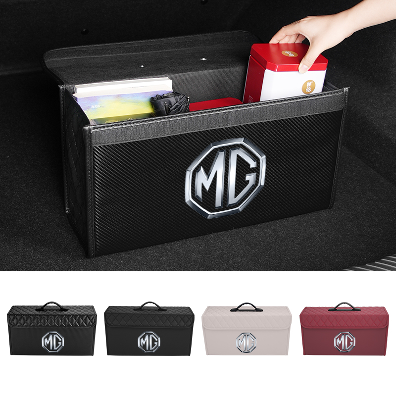 Car Trunk Storage Box Leather  - огляд і ціна Car Seat Organizer