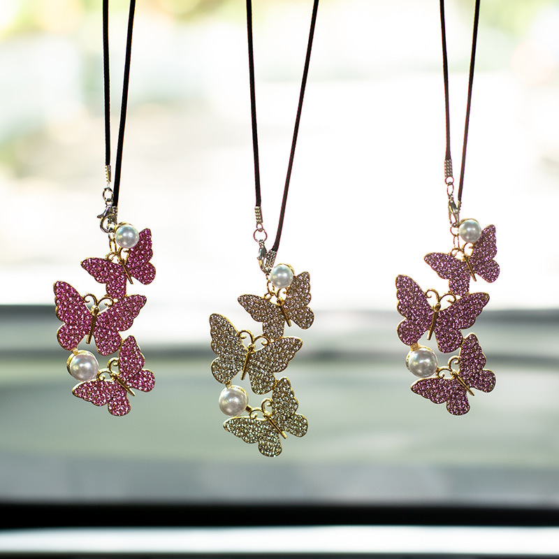 Butterfly Car Hanging Pendant  - огляд і ціна Car Accessories Mirror Hanging