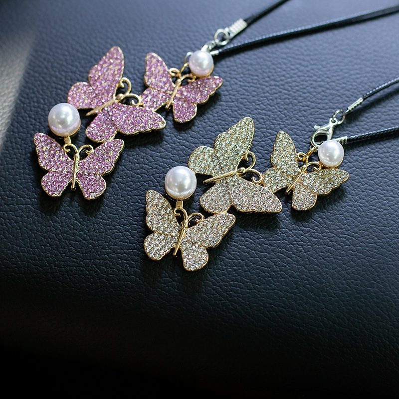 Butterfly Car Hanging Pendant  - огляд і ціна Car Accessories Mirror Hanging
