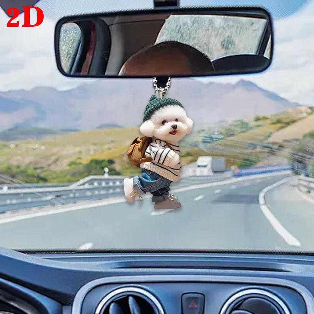 Creative Puppy Backpack 2D Rea - огляд і ціна Car Accessories Mirror Hanging