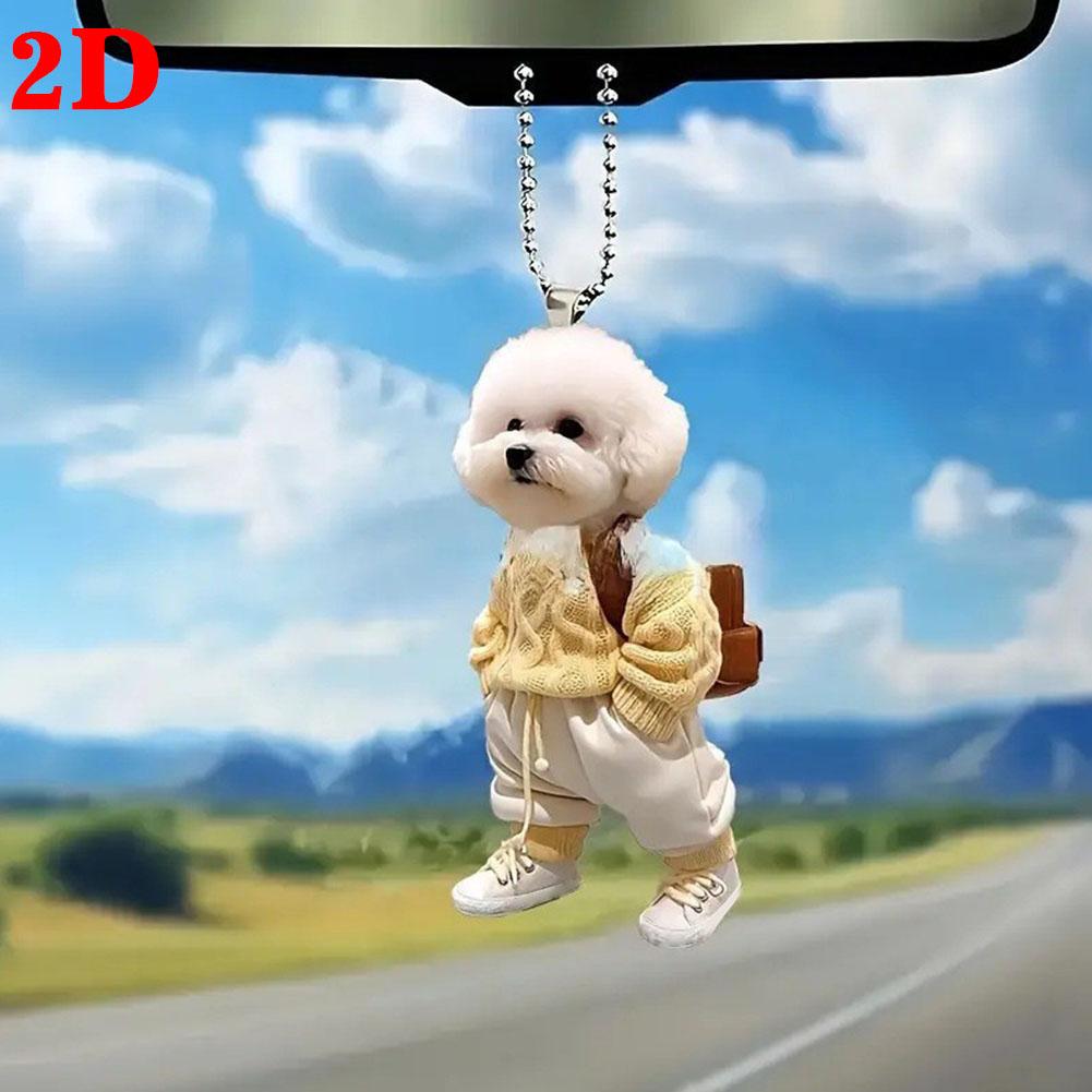 Creative Puppy Backpack 2D Rea - огляд і ціна Car Accessories Mirror Hanging
