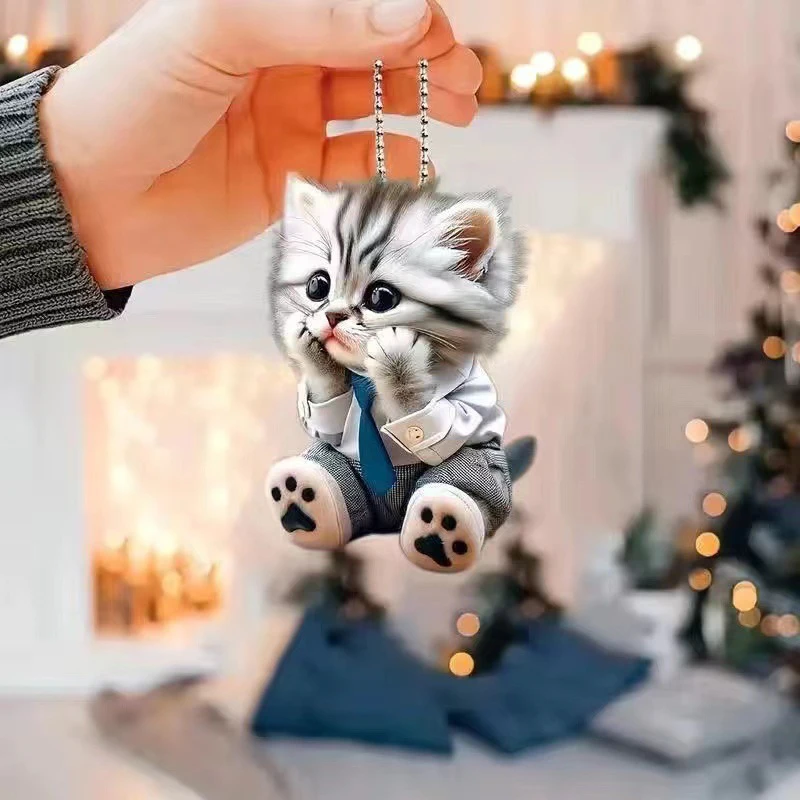 Creative Puppy Man Backpack Re - огляд і ціна Car Accessories Mirror Hanging