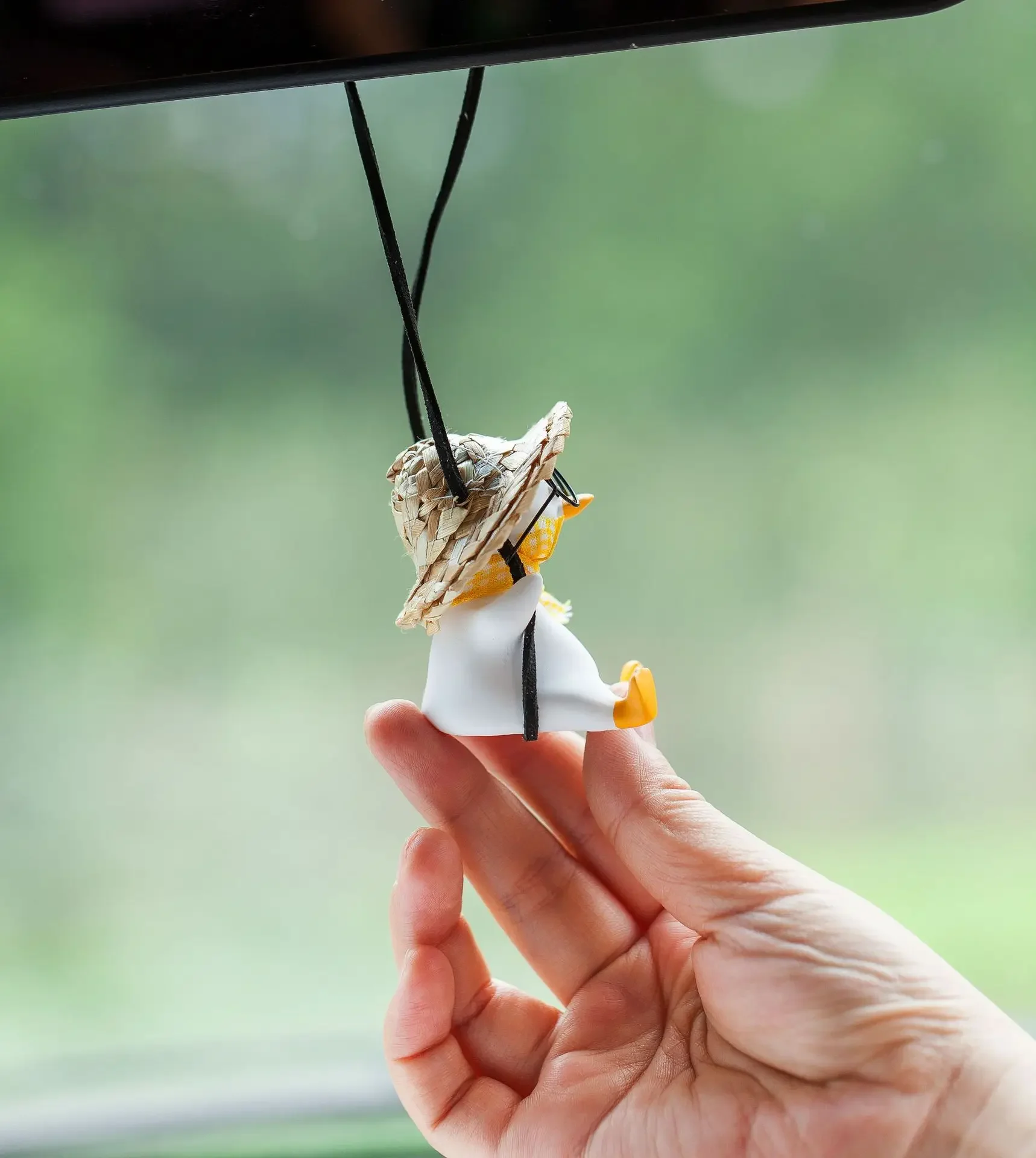 Car Pendant Cute Swing Duck Ca - огляд і ціна Car Accessories Mirror Hanging