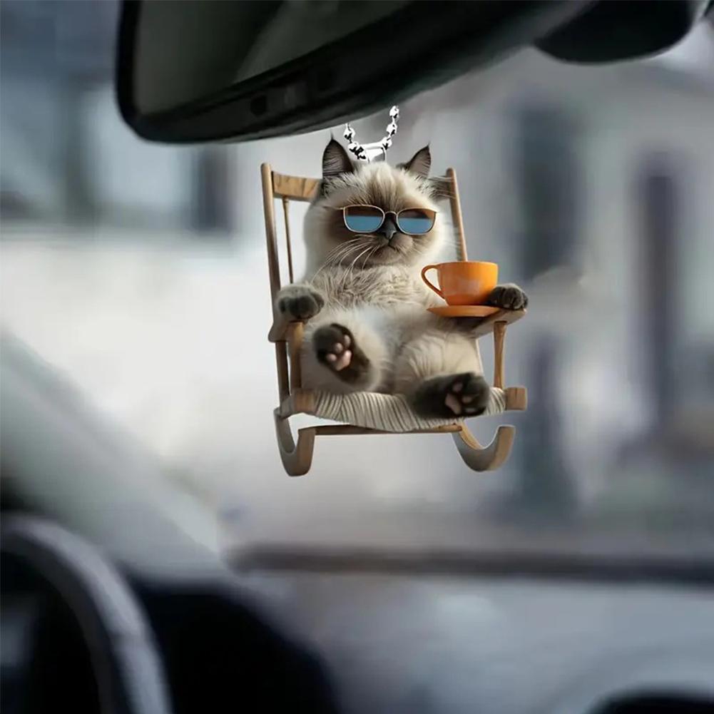 2D Acrylic Car Pendant Univers - огляд і ціна Car Accessories Mirror Hanging