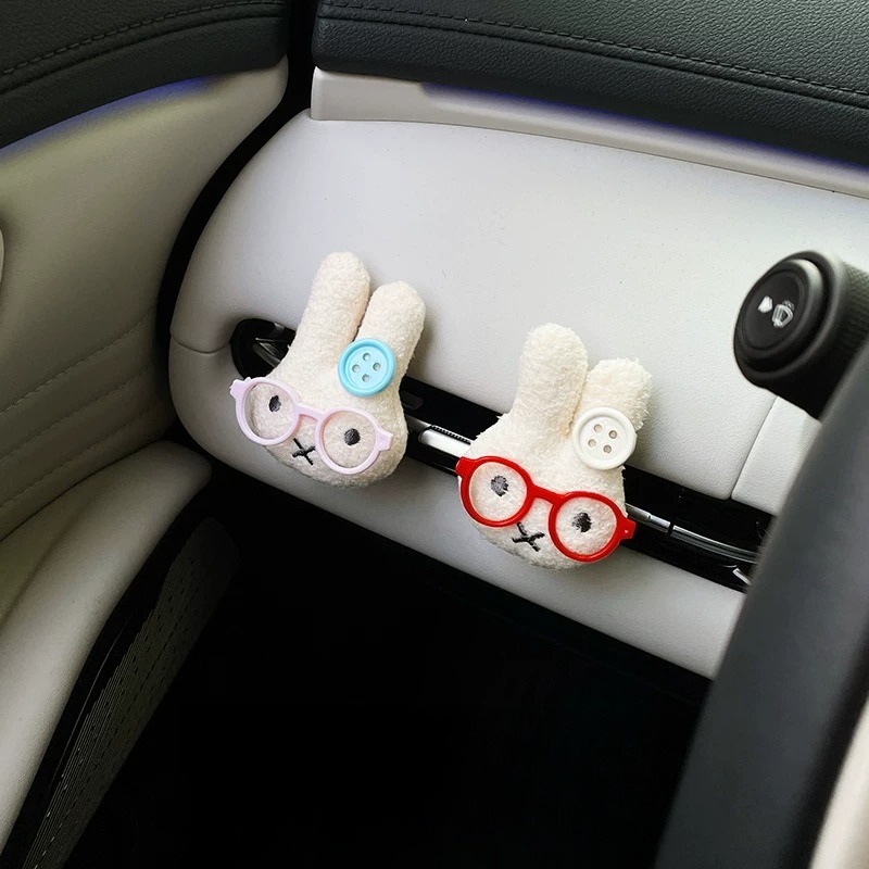 Cute Rabbit with Glasses Car A - огляд і ціна Car Accessories Perfume
