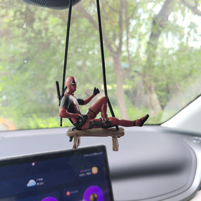 Marvel Deadpool Car Rearview M - огляд і ціна Car Accessories Mirror Hanging