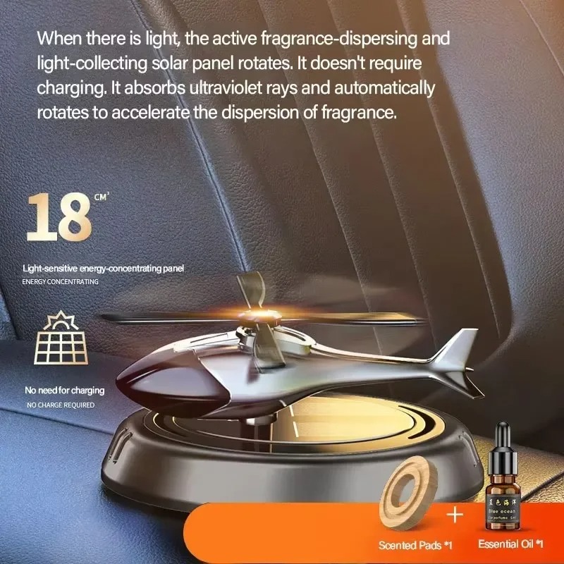 Solar Powered Helicopter Car A - огляд і ціна Car Accessories Perfume