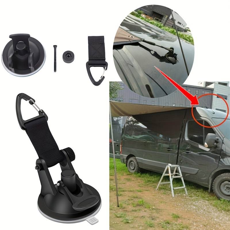 4Pcs Motorhomes Car Suction Cu - огляд і ціна Car Accessories For Camping